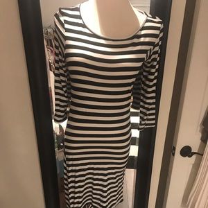 Comfy casual striped dress